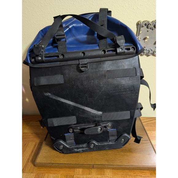 Ortlieb Waterproof Back Roller Bike Packer Pannier Visible Bike Touring Blue Pnw - Picture 6 of 6